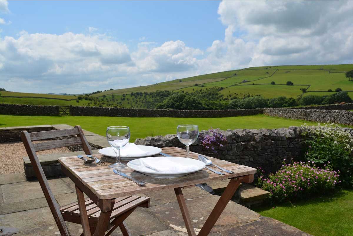 cheese press cottage patio