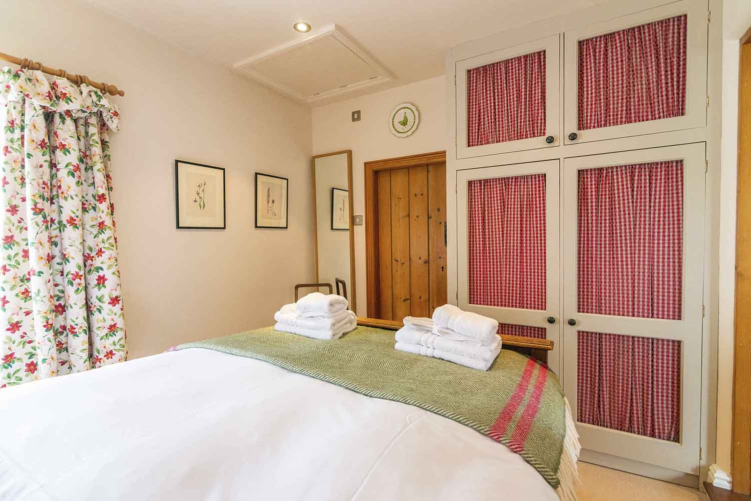 cheese press cottage bedroom