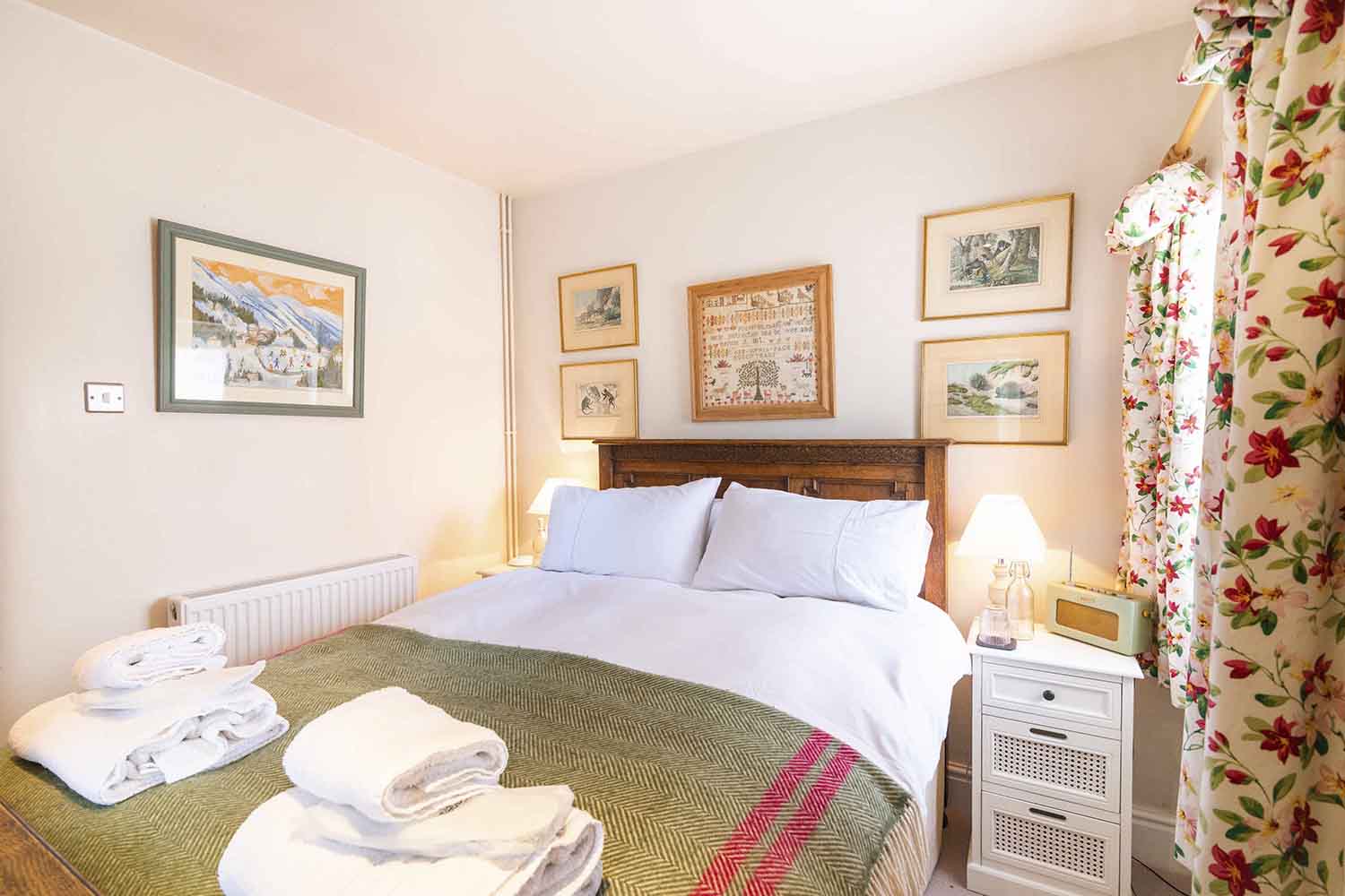 cheese press cottage bedroom