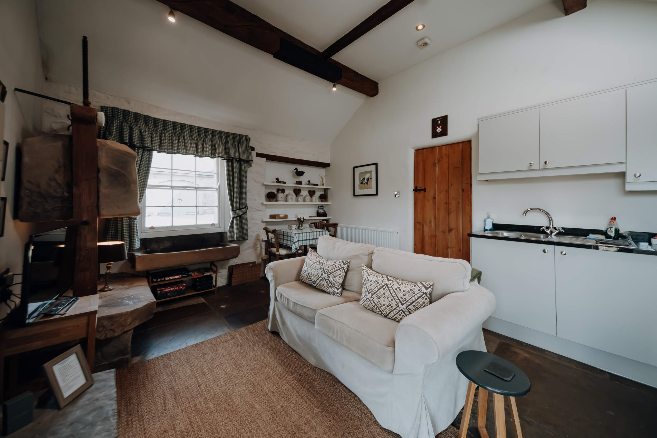 cheese press cottage sitting room