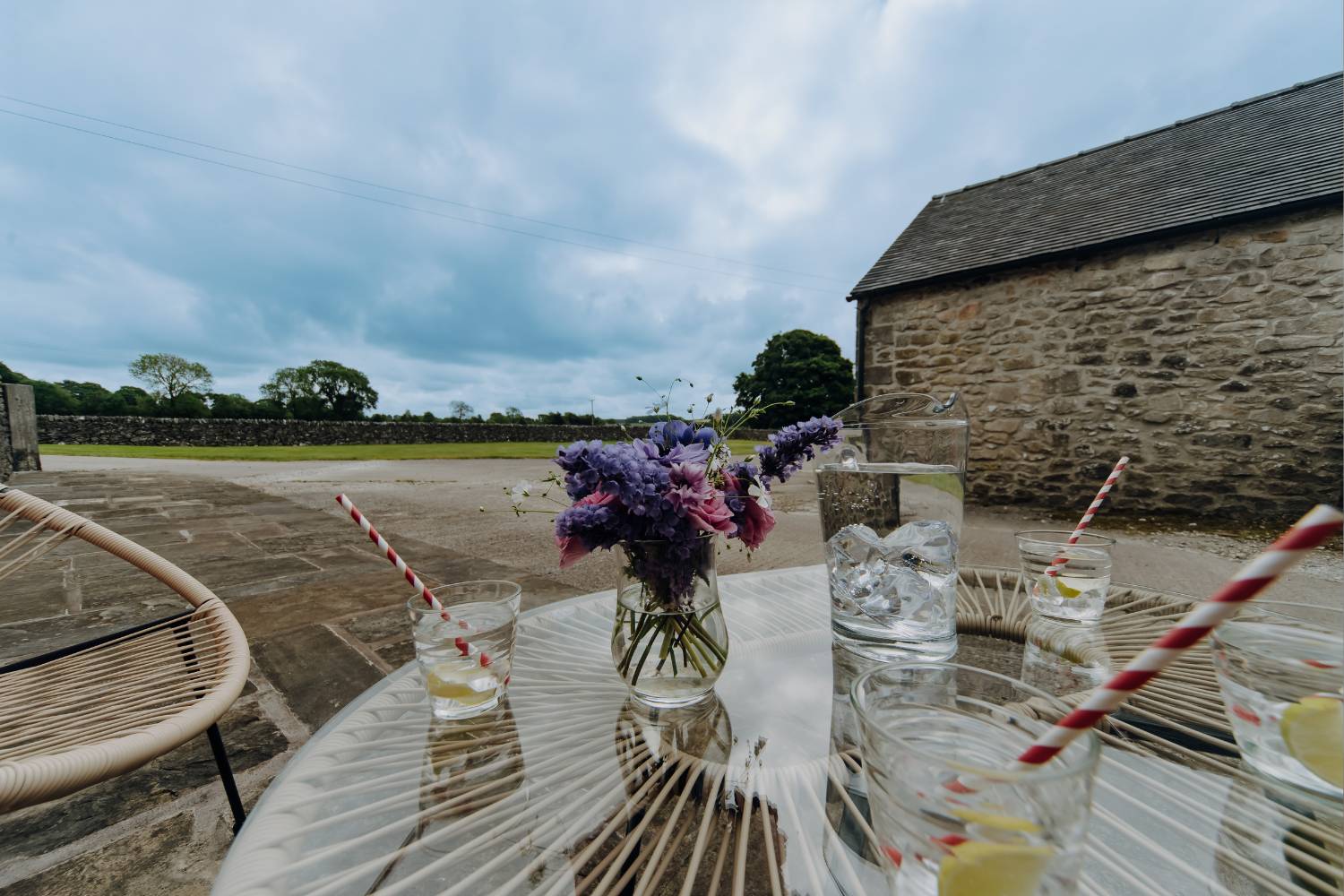 swallows barn private patio